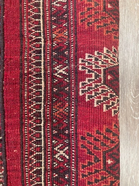 Vintage Persian Turkoman Rug-2269 - 10