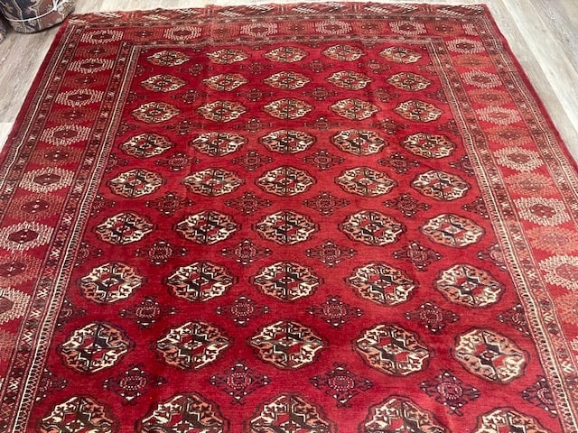 Vintage Persian Turkoman Rug-2269 - 4