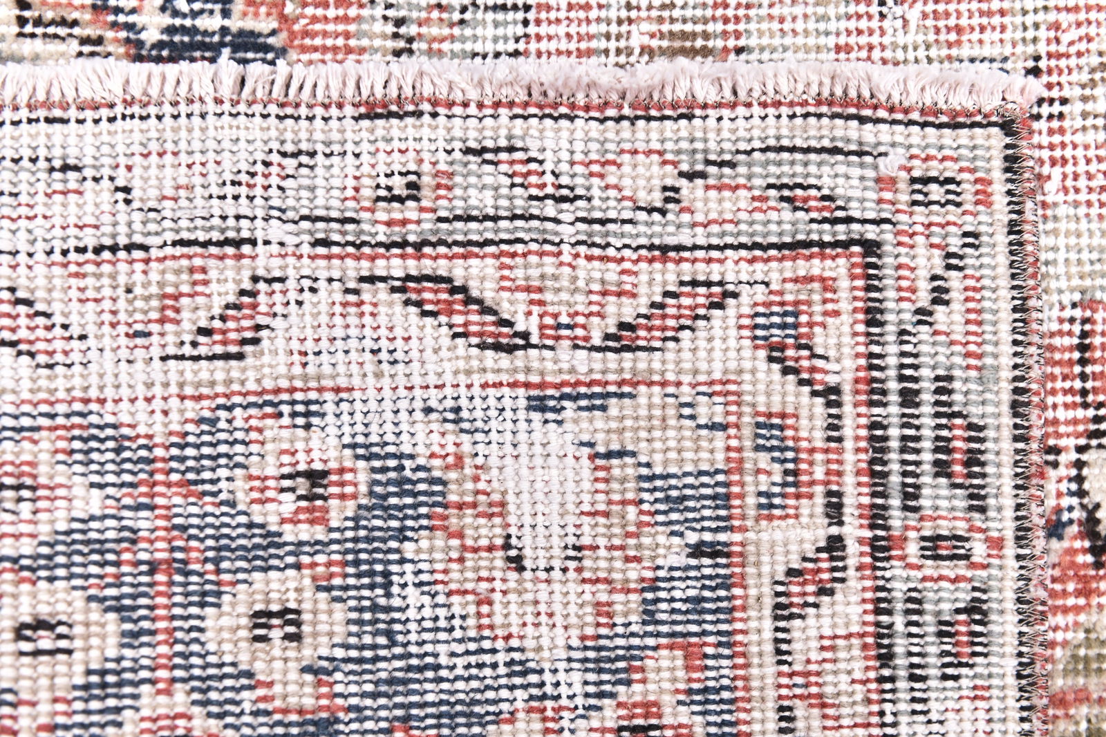 5'5'' x 9'2'' Handmade Vintage Wool Rug - 244752 - 10