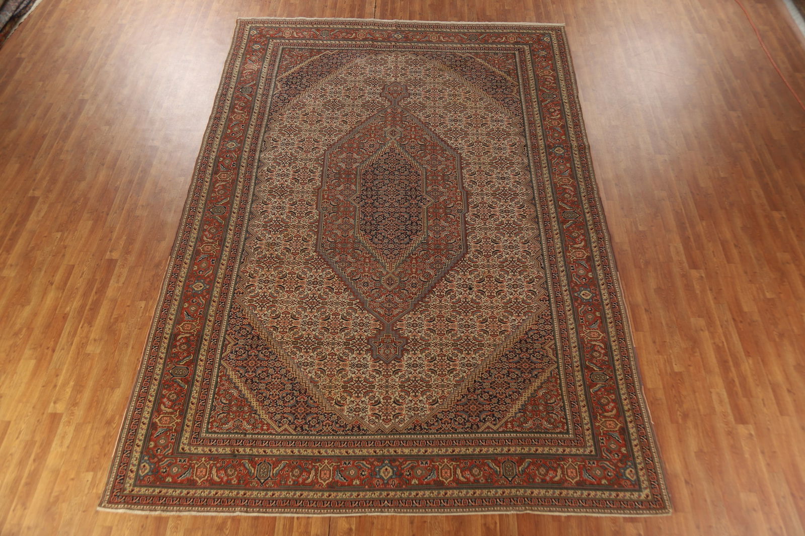 Pre-1900 Antique Vegetable Dye Tabriz Persian Area Rug 9x13 - 15