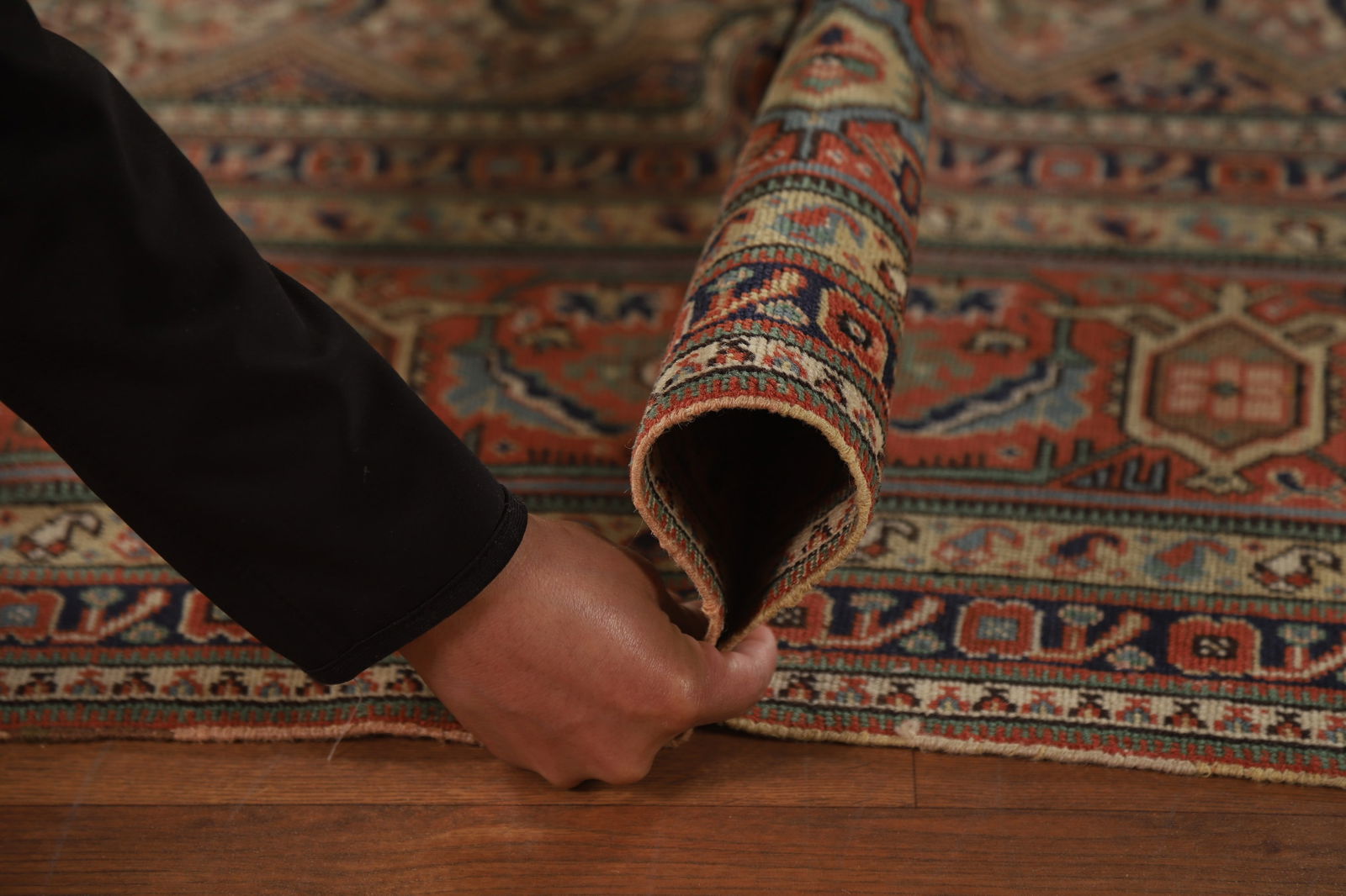 Pre-1900 Antique Vegetable Dye Tabriz Persian Area Rug 9x13 - 18