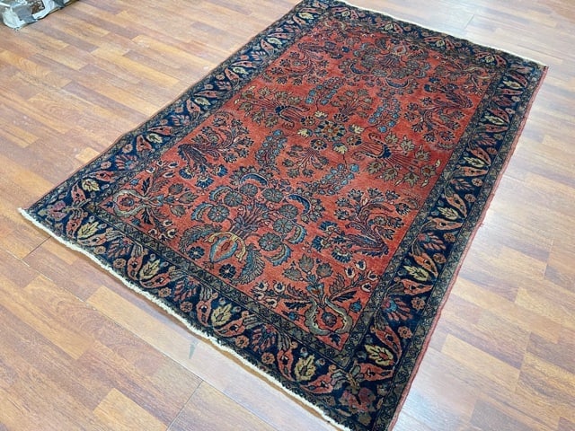 Antique Persian Mahajeran Sarouk rug-49A - 5