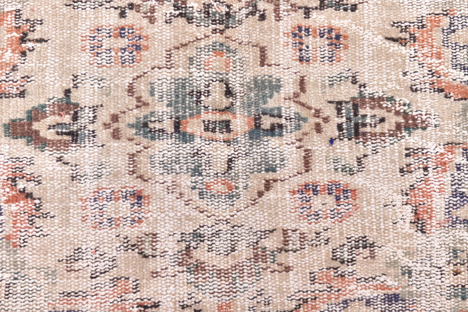 6'1'' x 8'11'' Handmade Vintage Wool Rug - 244750 - 6