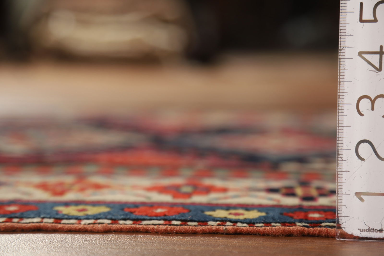 Pre-1900 Antique Kazak Vegetable Dye Runner Rug 3x7 - 19