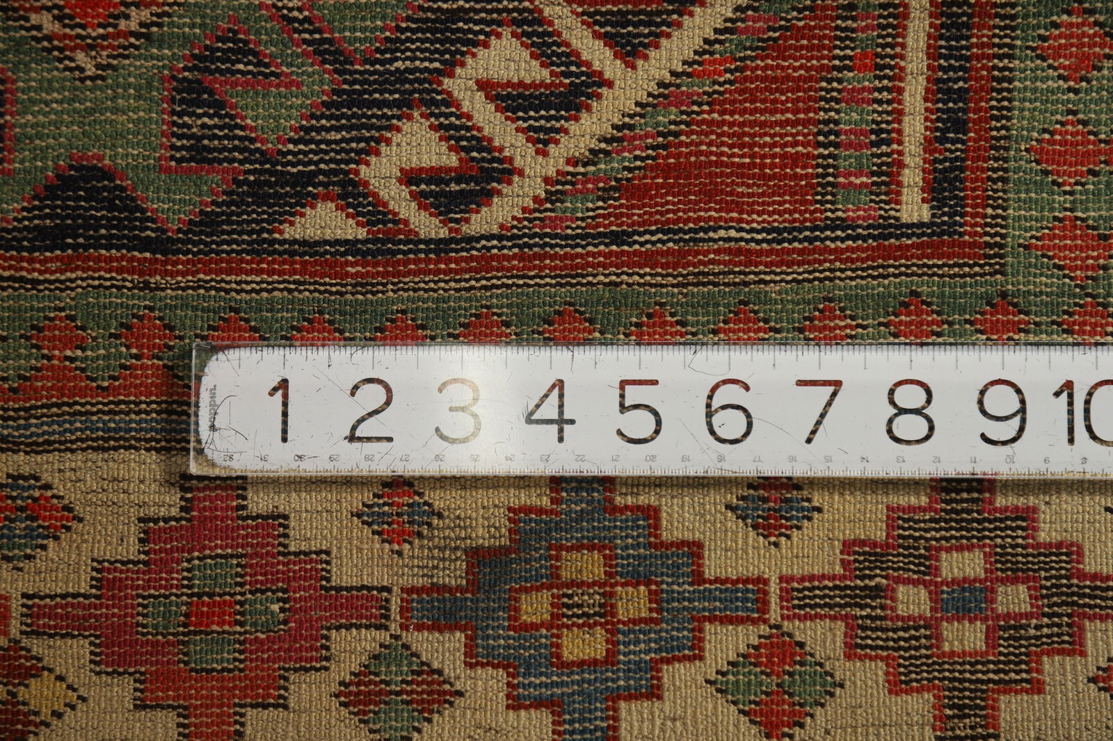 Pre-1900 Antique Kazak Vegetable Dye Runner Rug 3x7 - 20