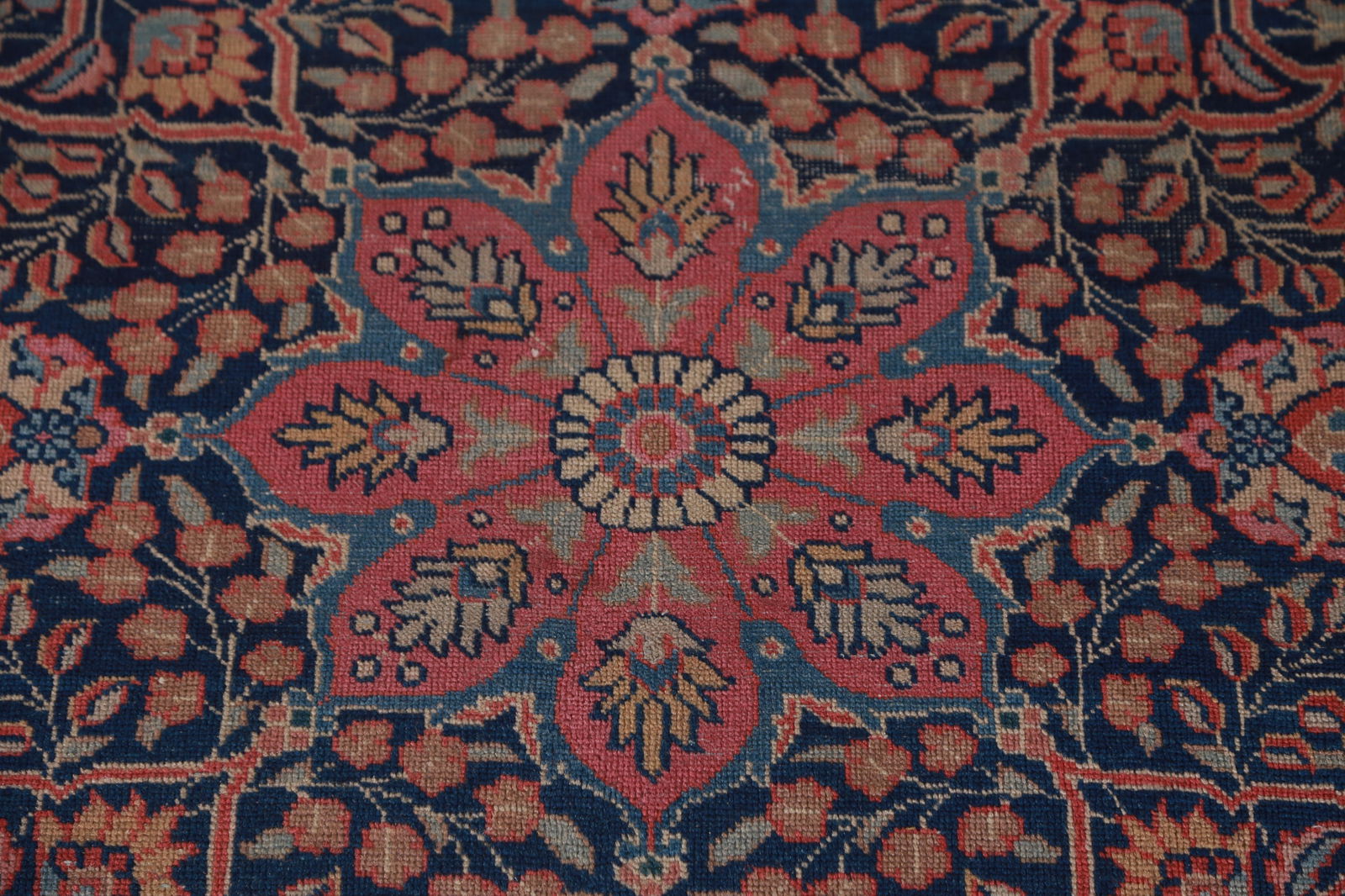 Pre-1900 Antique Vegetable Dye Tabriz Persian Area Rug 10x13 - 10