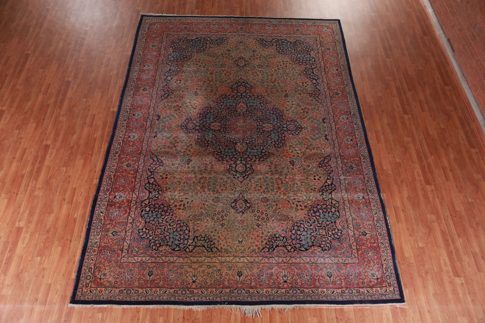 Pre-1900 Antique Vegetable Dye Tabriz Persian Area Rug 10x13 - 15