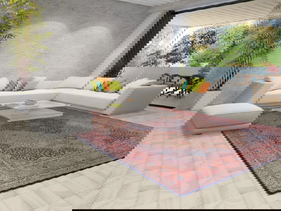 Pre-1900 Antique Vegetable Dye Tabriz Persian Area Rug 10x13 - 2