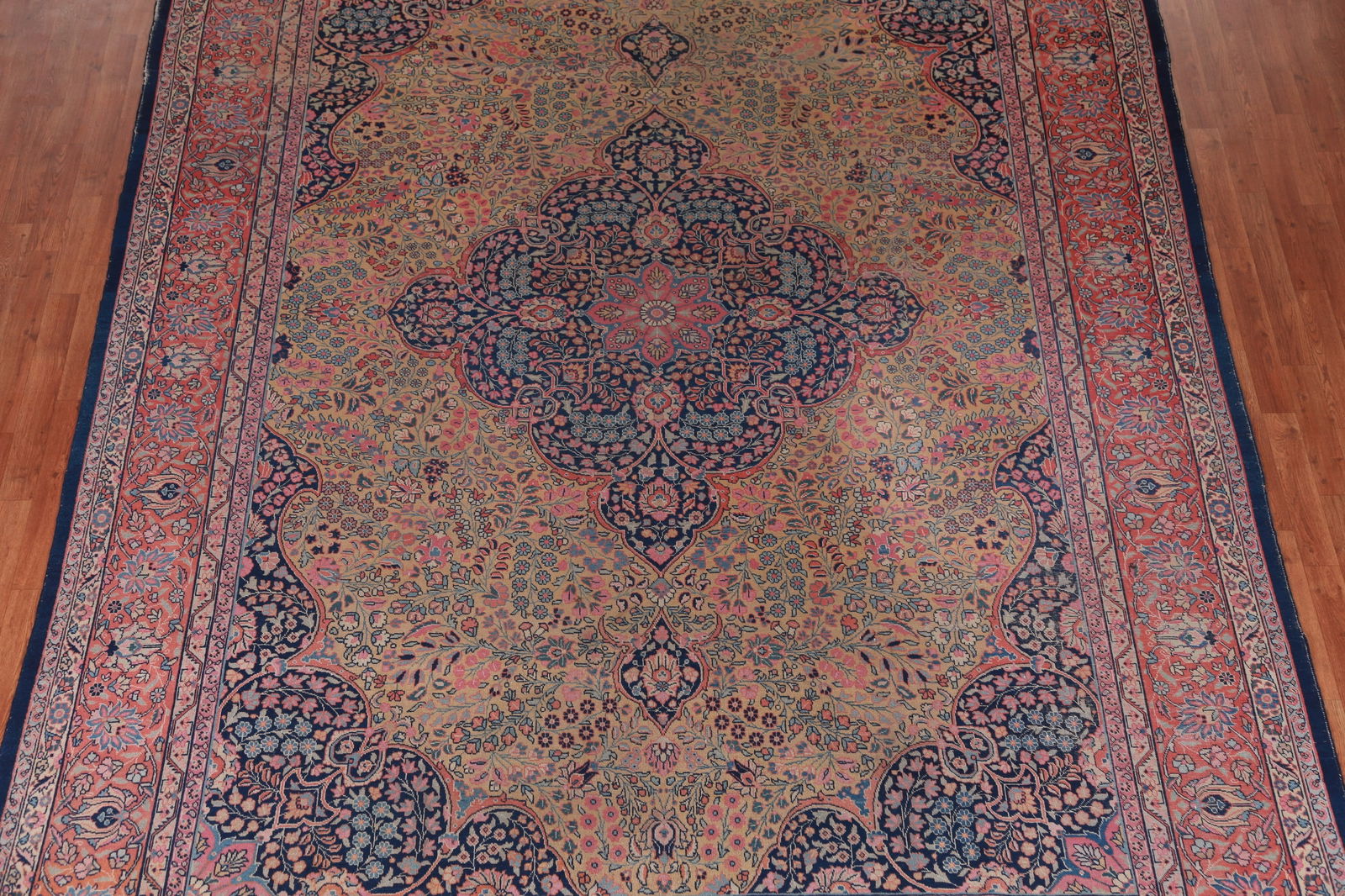 Pre-1900 Antique Vegetable Dye Tabriz Persian Area Rug 10x13 - 4