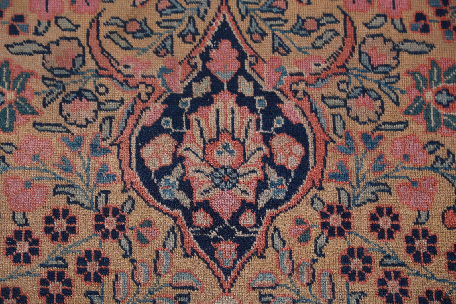 Pre-1900 Antique Vegetable Dye Tabriz Persian Area Rug 10x13 - 9