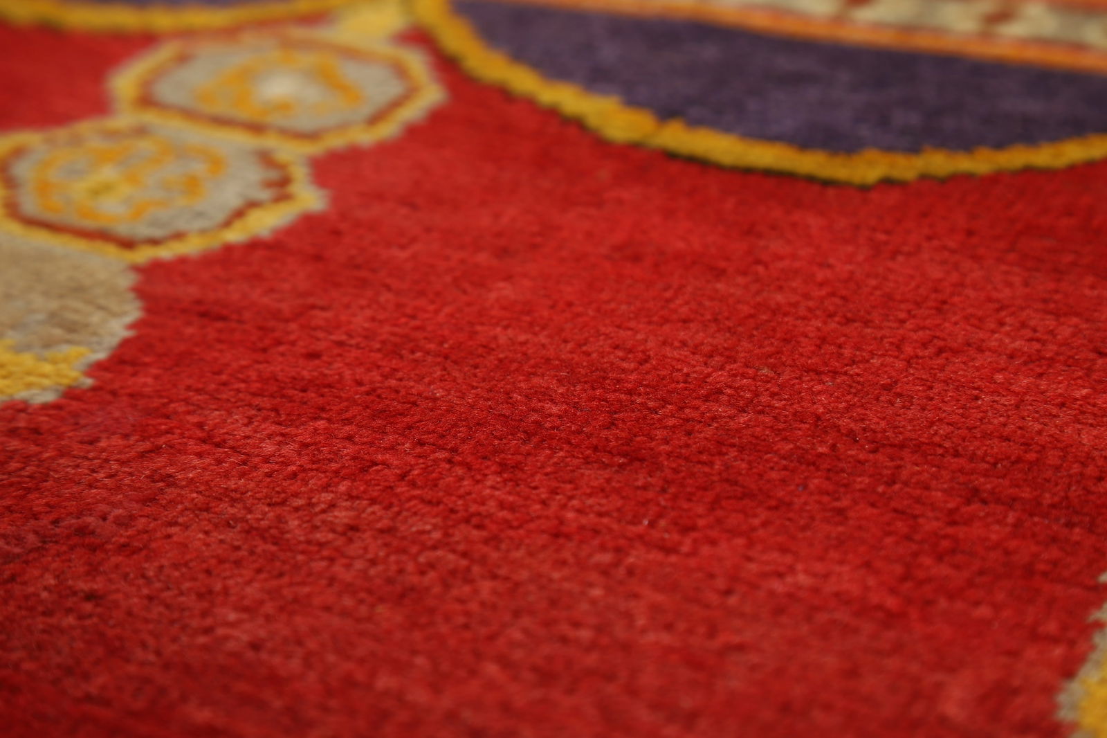 Pre-1900 Antique Vegetable Dye Kerman Persian Rug 5x6 - 13