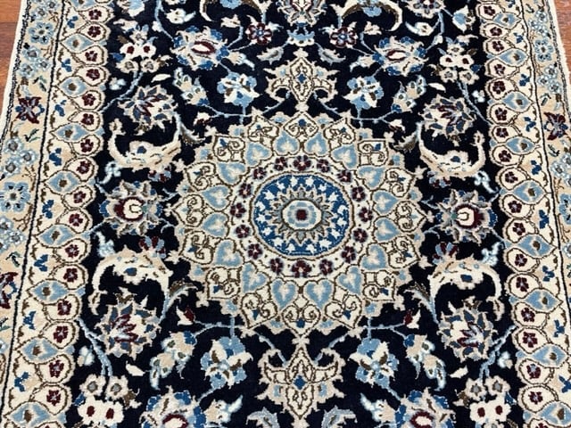 Vintage Persian Nain Runner-5070 - 3