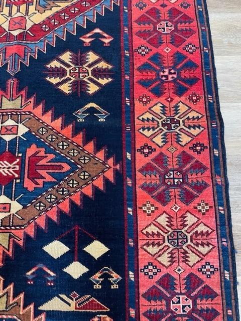 Antique Kuba Caucasian Rug-2088 - 6
