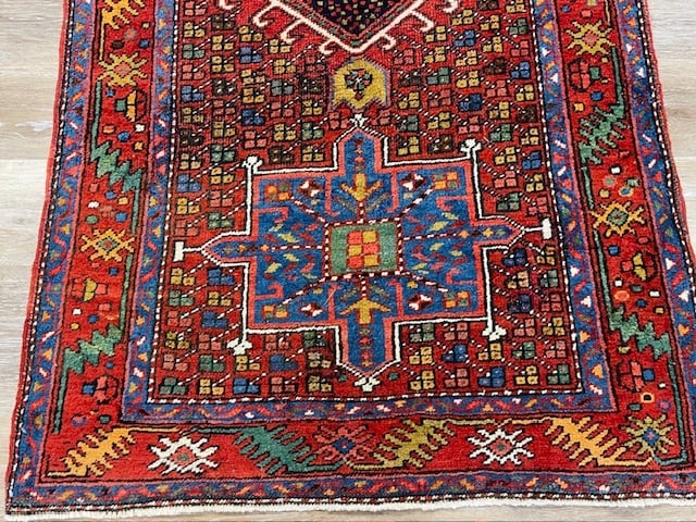 Antique Persian Jarajeh / Heriz runner-5131 - 2