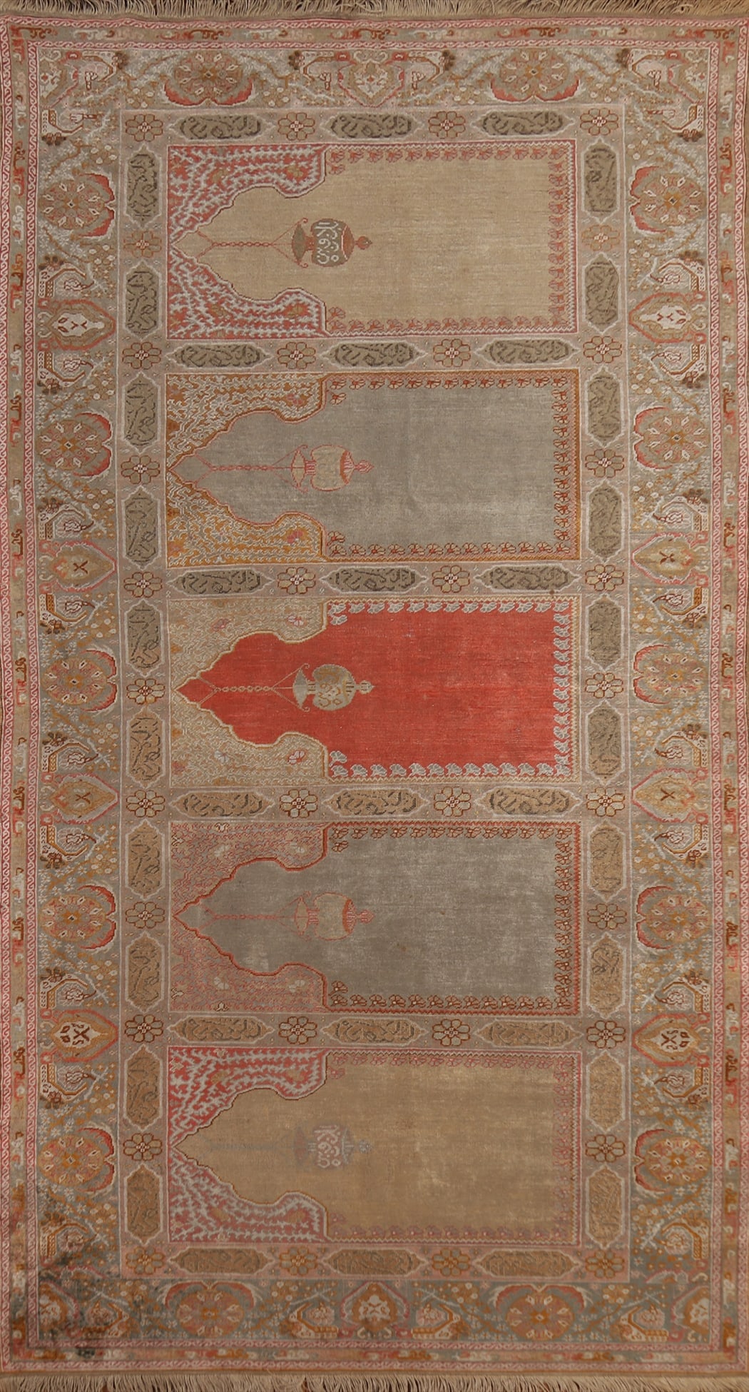 Pre-1900 Antique Anatolian Vegetable Dye Turkish Rug 4x7: Title: Pre-1900 Antique Anatolian Vegetable Dye Turkish Rug 4x7Description:A Beautiful Genuine Turkey Anatolian rug is Hand Knotted by skillful weavers in Turkey with Silk Material. This rug is in