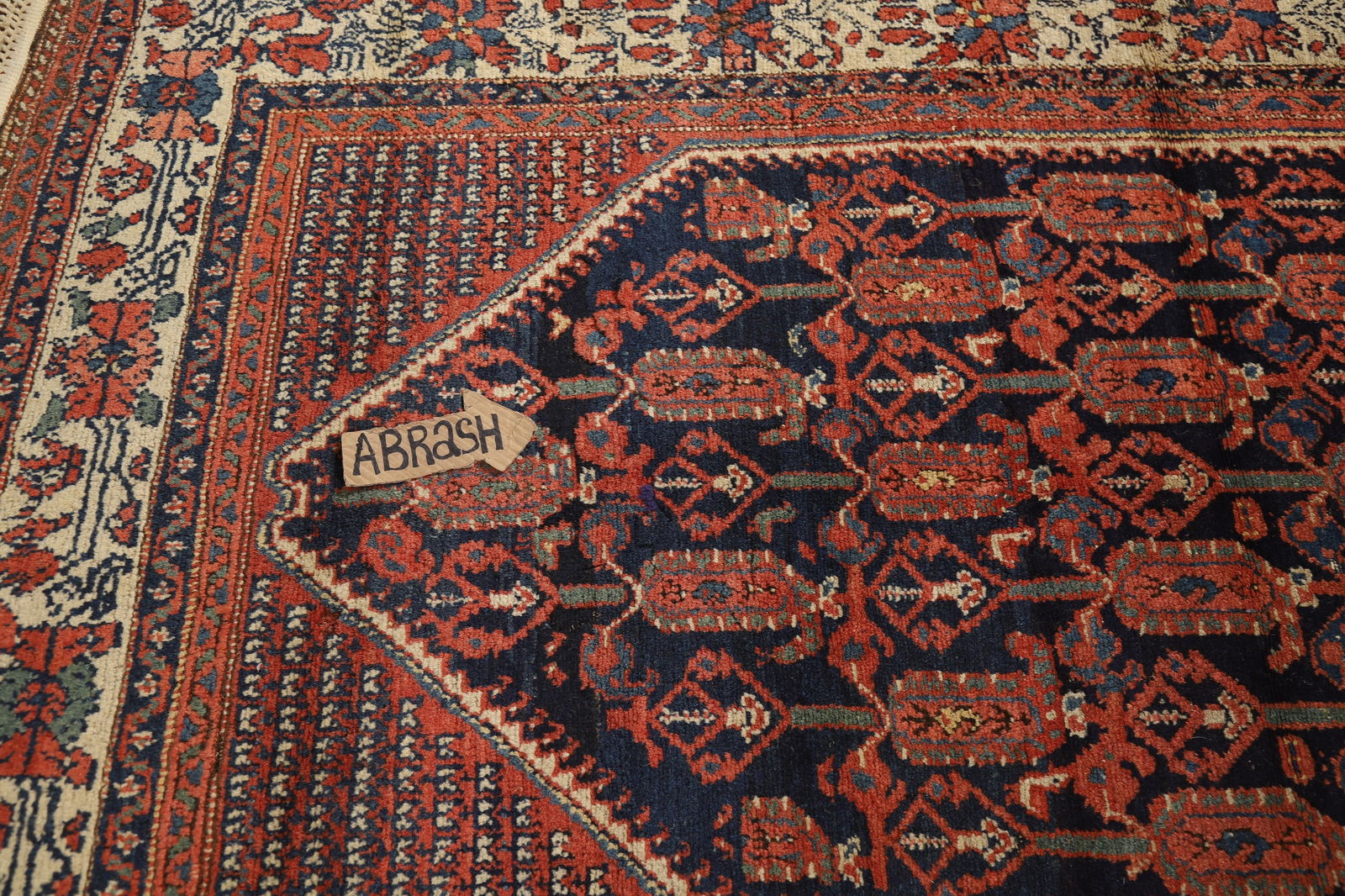 Vegetable Dye Antique Malayer Persian Rug 5x6 - 16