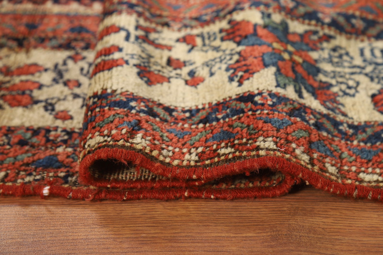 Vegetable Dye Antique Malayer Persian Rug 5x6 - 17