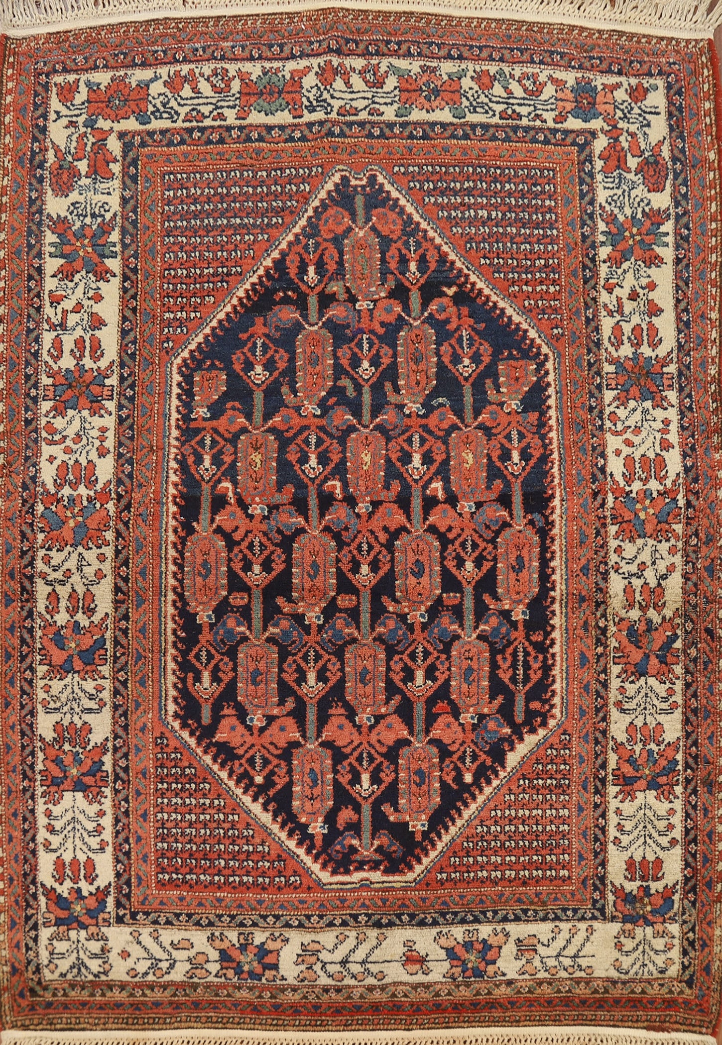 Vegetable Dye Antique Malayer Persian Rug 5x6: Title: Vegetable Dye Antique Malayer Persian Rug 5x6 Description:A Beautiful Genuine Iran ( Persia ) Malayer rug is Hand Knotted by skillful weavers in Iran ( Persia ) with