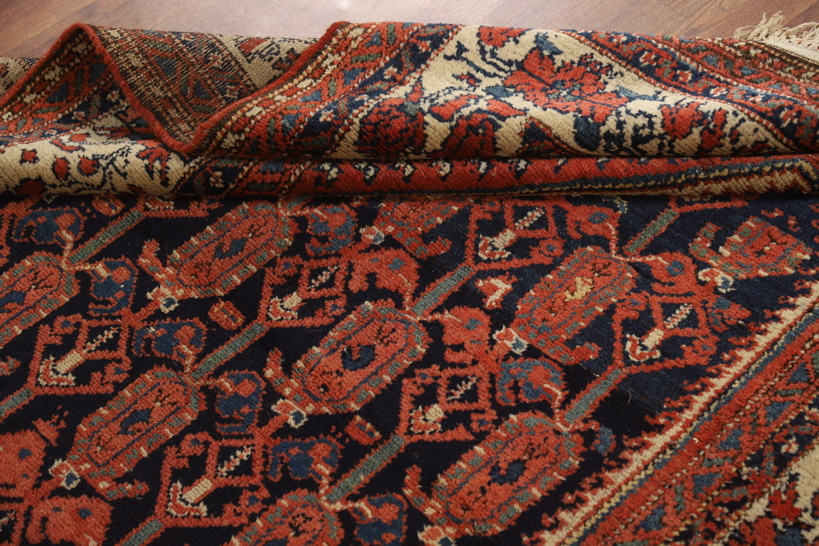 Vegetable Dye Antique Malayer Persian Rug 5x6 - 20