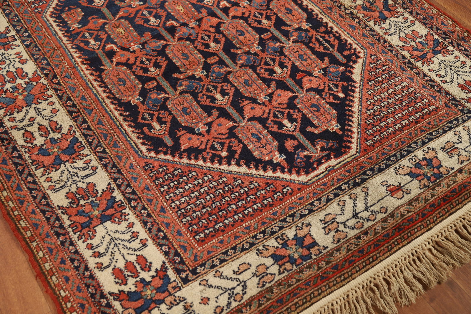 Vegetable Dye Antique Malayer Persian Rug 5x6 - 7