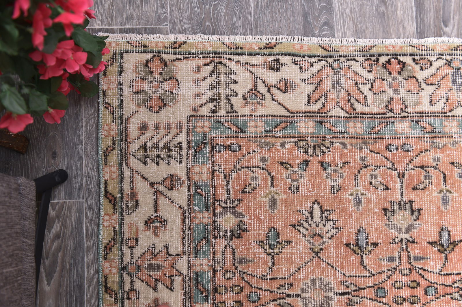 3'10'' x 6'8'' Turkish Vintage Runner Rug - 244748 - 11