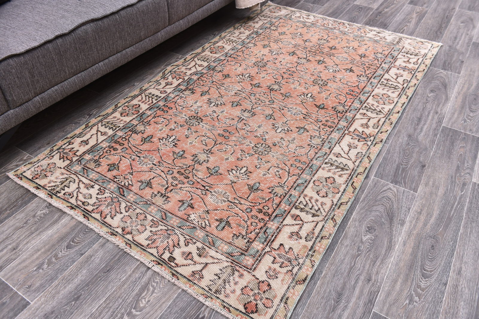 3'10'' x 6'8'' Turkish Vintage Runner Rug - 244748 - 2