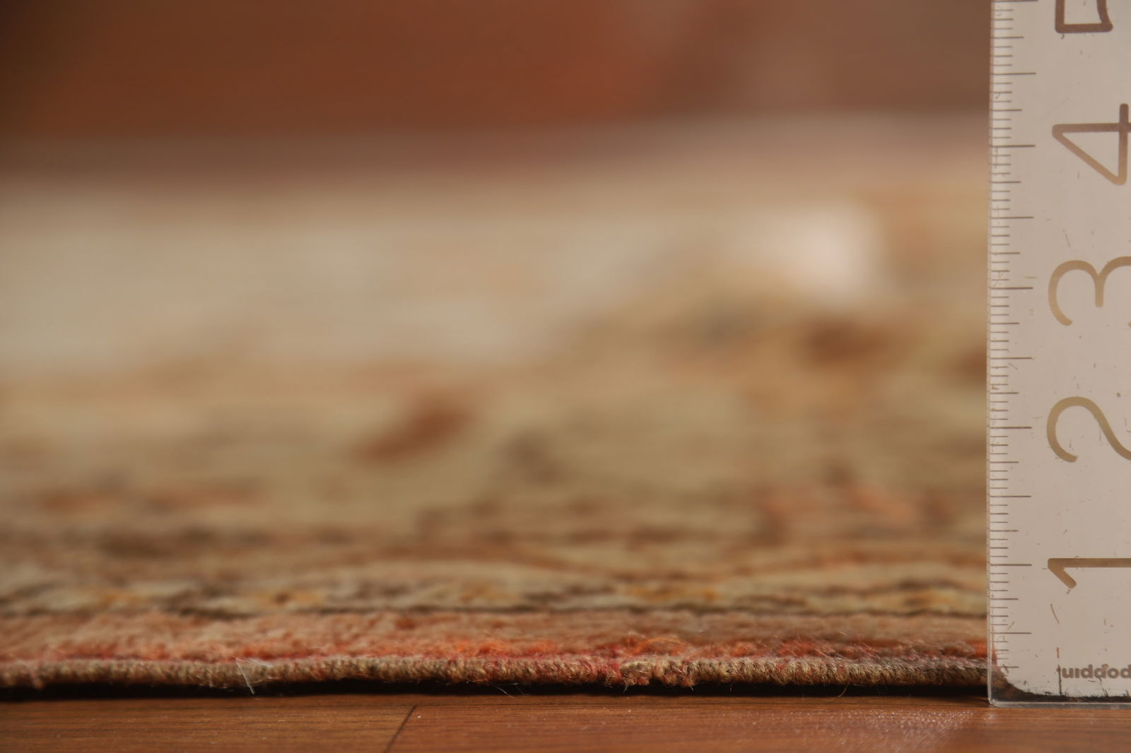 Pre-1900 Antique Vegetable Dye Oushak Turkish Rug 12x14 - 20