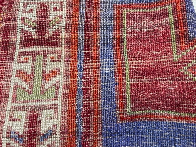 Antique Turkish Kara Pinar village rug-5088 - 9