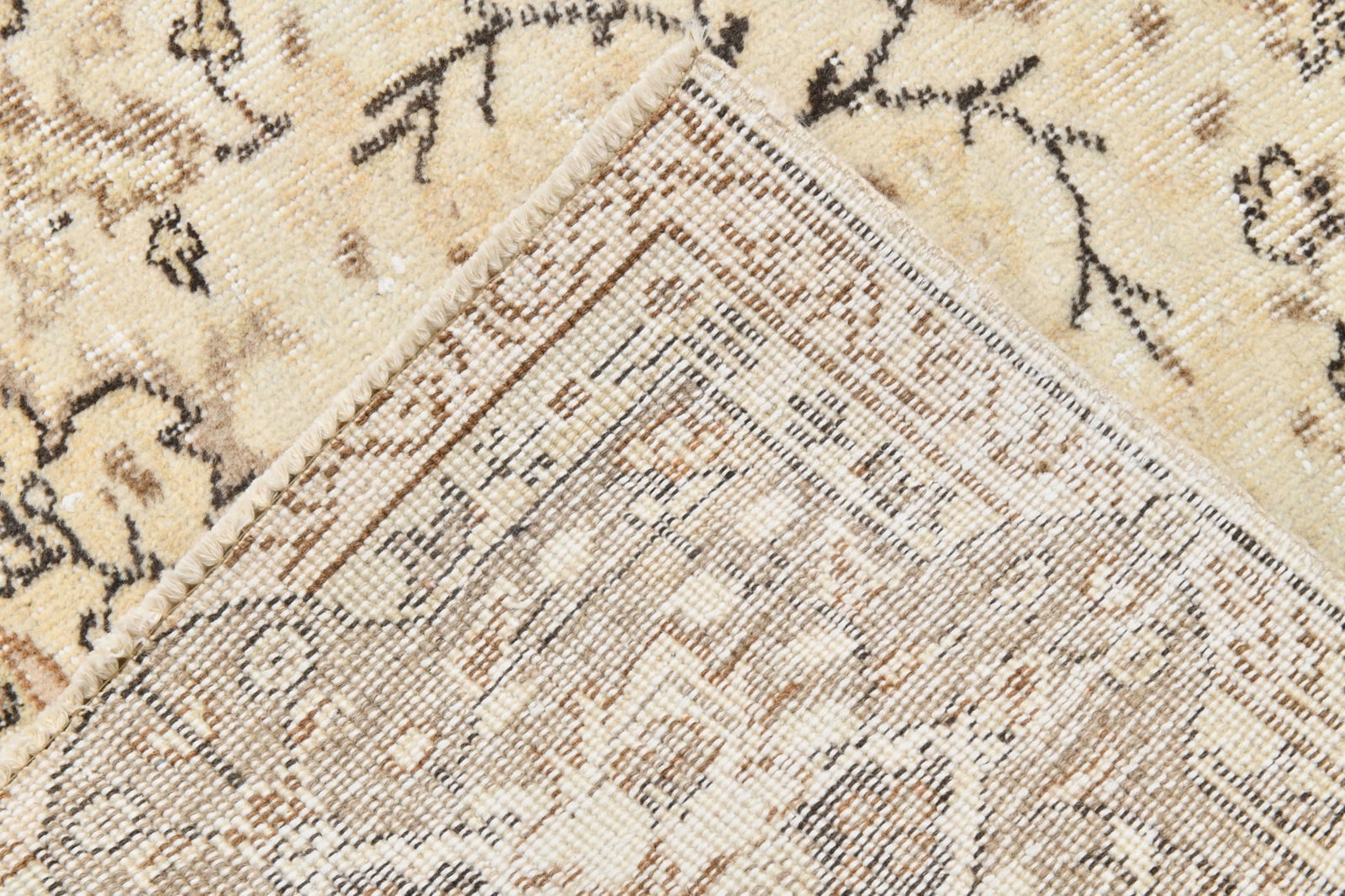 6'5'' x 9'7'' Handmade Vintage Wool Rug - 21865 - 14