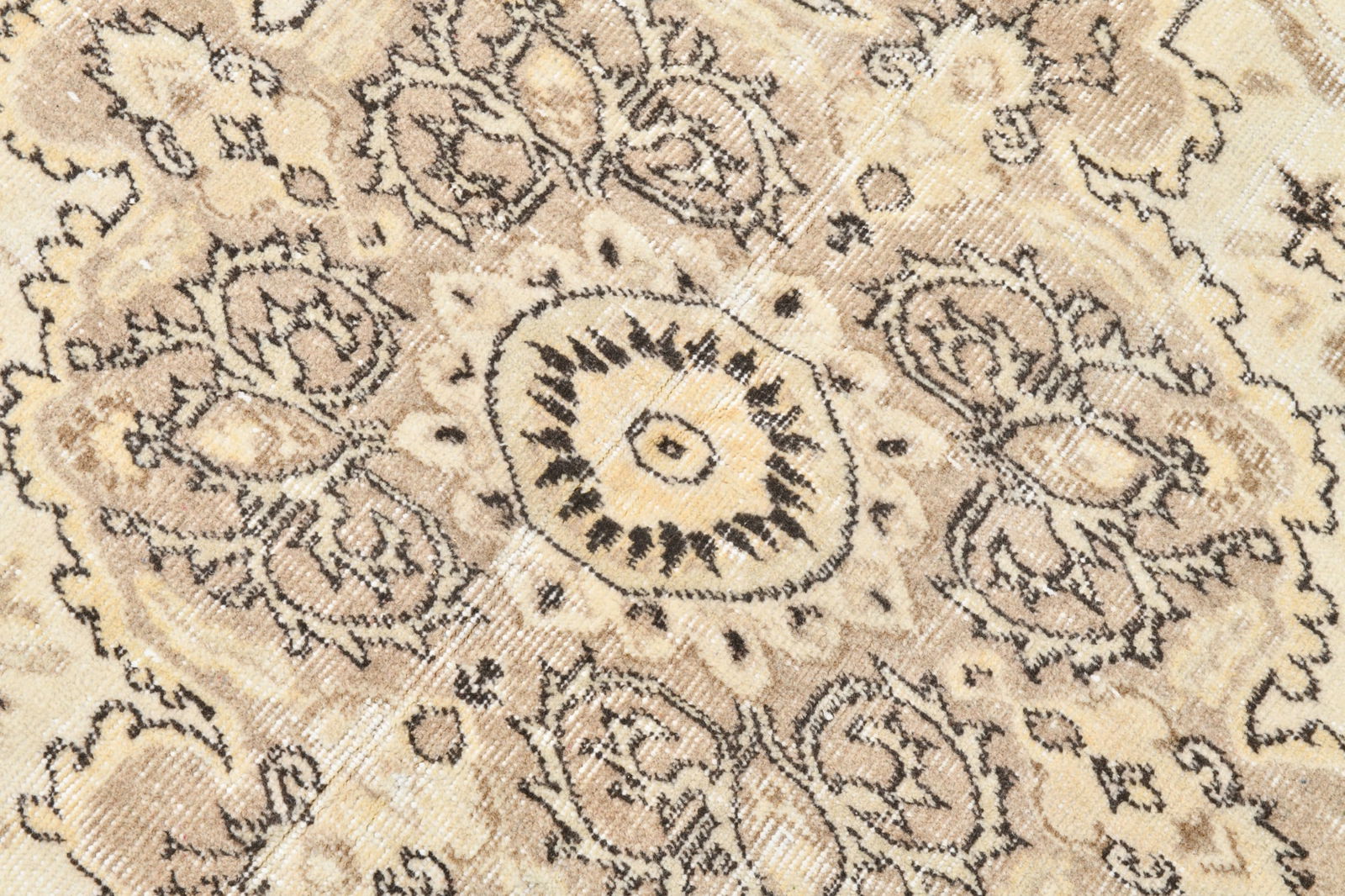 6'5'' x 9'7'' Handmade Vintage Wool Rug - 21865 - 7