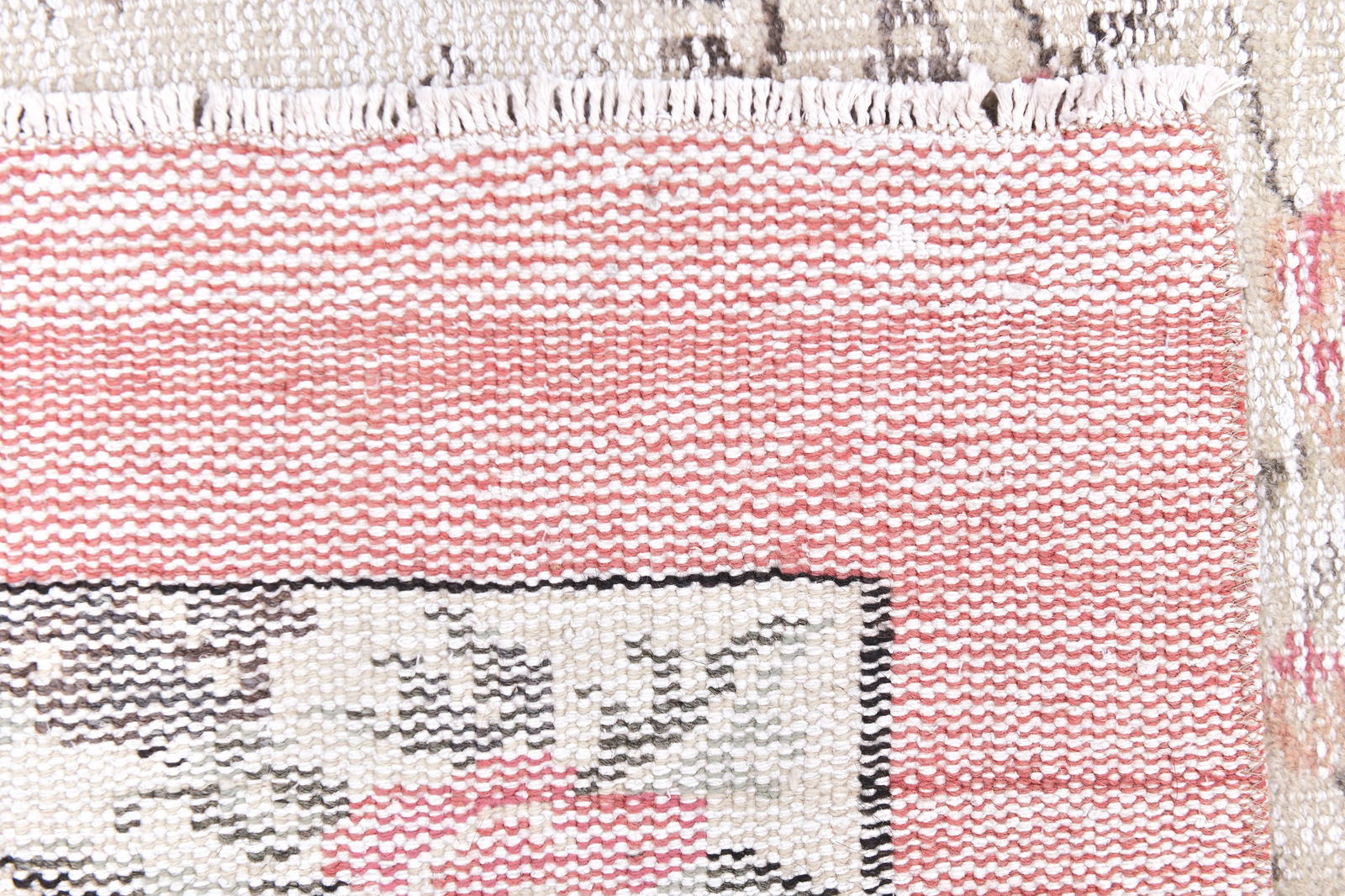 5'6'' x 8'5'' Handmade Vintage Wool Rug - 244756 - 10