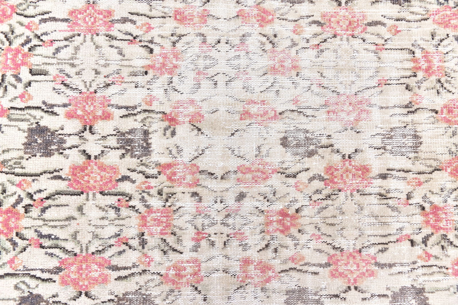 5'6'' x 8'5'' Handmade Vintage Wool Rug - 244756 - 5