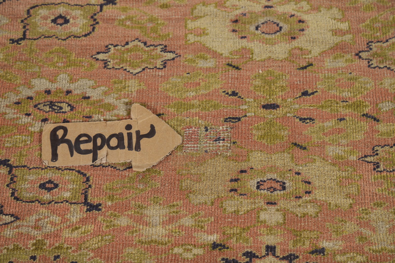 Pre-1900 Antique Vegetable Dye Sultanabad Persian Area Rug 9x12 - 12