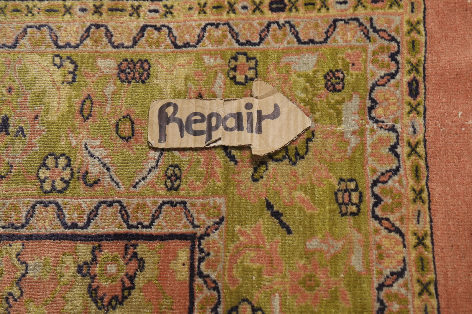 Pre-1900 Antique Vegetable Dye Sultanabad Persian Area Rug 9x12 - 14