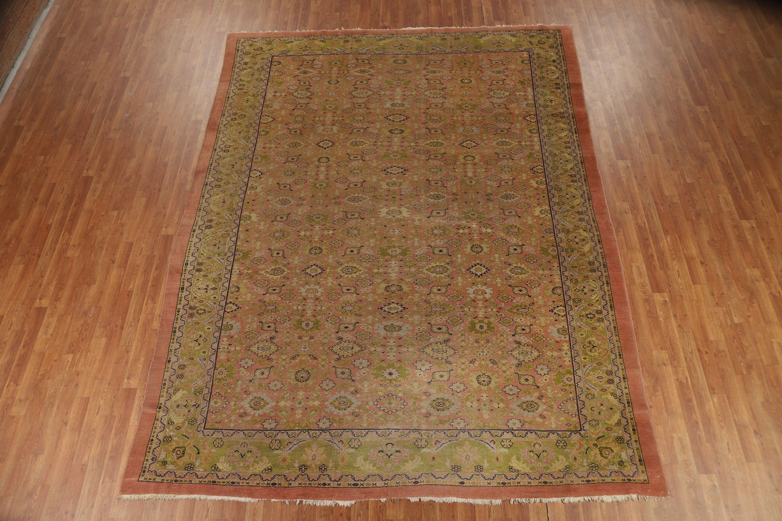 Pre-1900 Antique Vegetable Dye Sultanabad Persian Area Rug 9x12 - 18