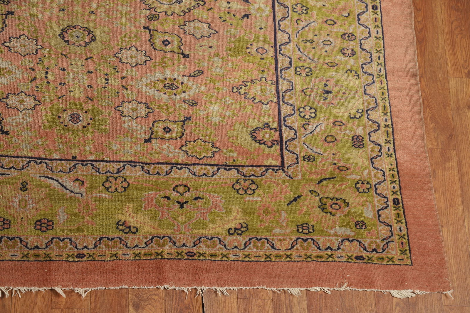 Pre-1900 Antique Vegetable Dye Sultanabad Persian Area Rug 9x12 - 5