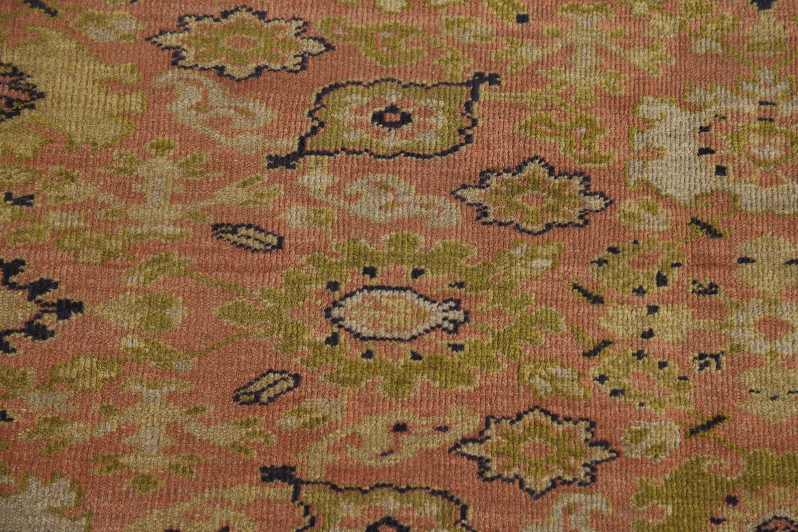 Pre-1900 Antique Vegetable Dye Sultanabad Persian Area Rug 9x12 - 9