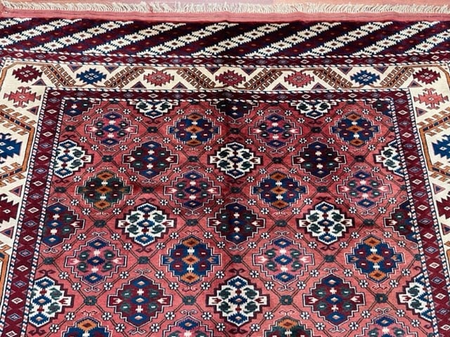 Vintage Turkoman Rug-3931 - 5