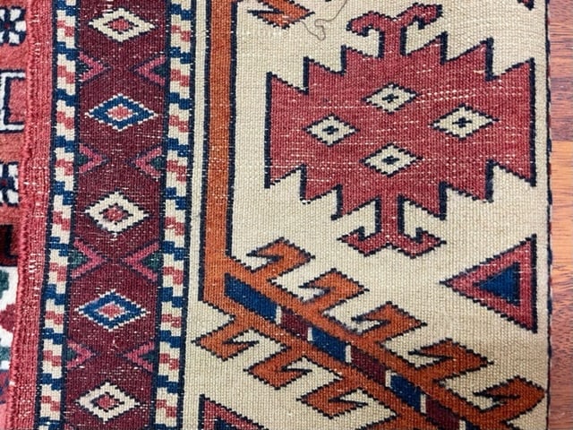 Vintage Turkoman Rug-3931 - 9