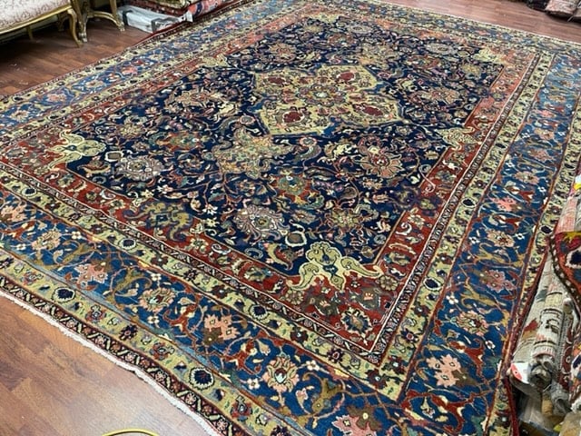 Antique Persian Large Size Heriz / Tabriz Rug-5023 - 10
