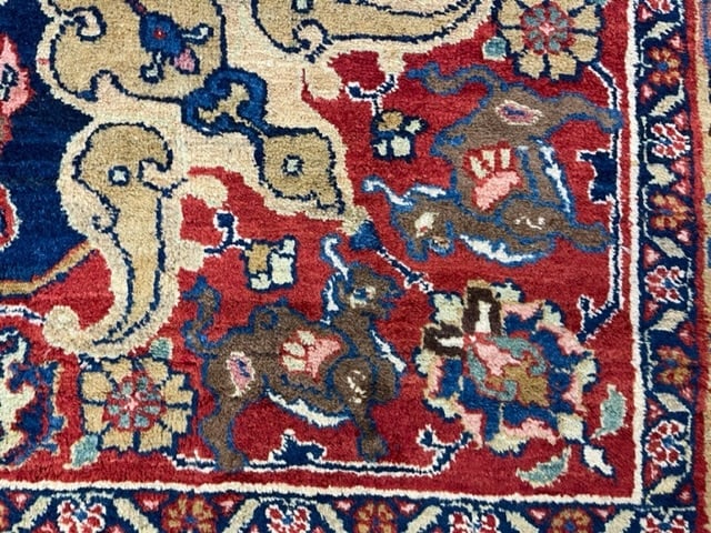 Antique Persian Large Size Heriz / Tabriz Rug-5023 - 6