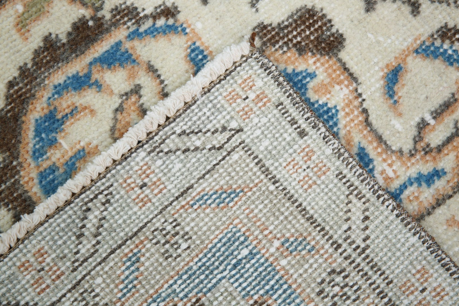 7'3'' x 11'3'' Unique Handmade Vintage Rug - 18692 - 12