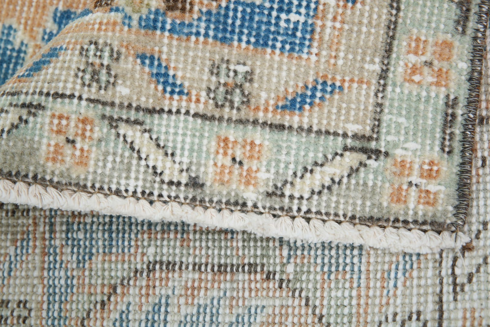 7'3'' x 11'3'' Unique Handmade Vintage Rug - 18692 - 15