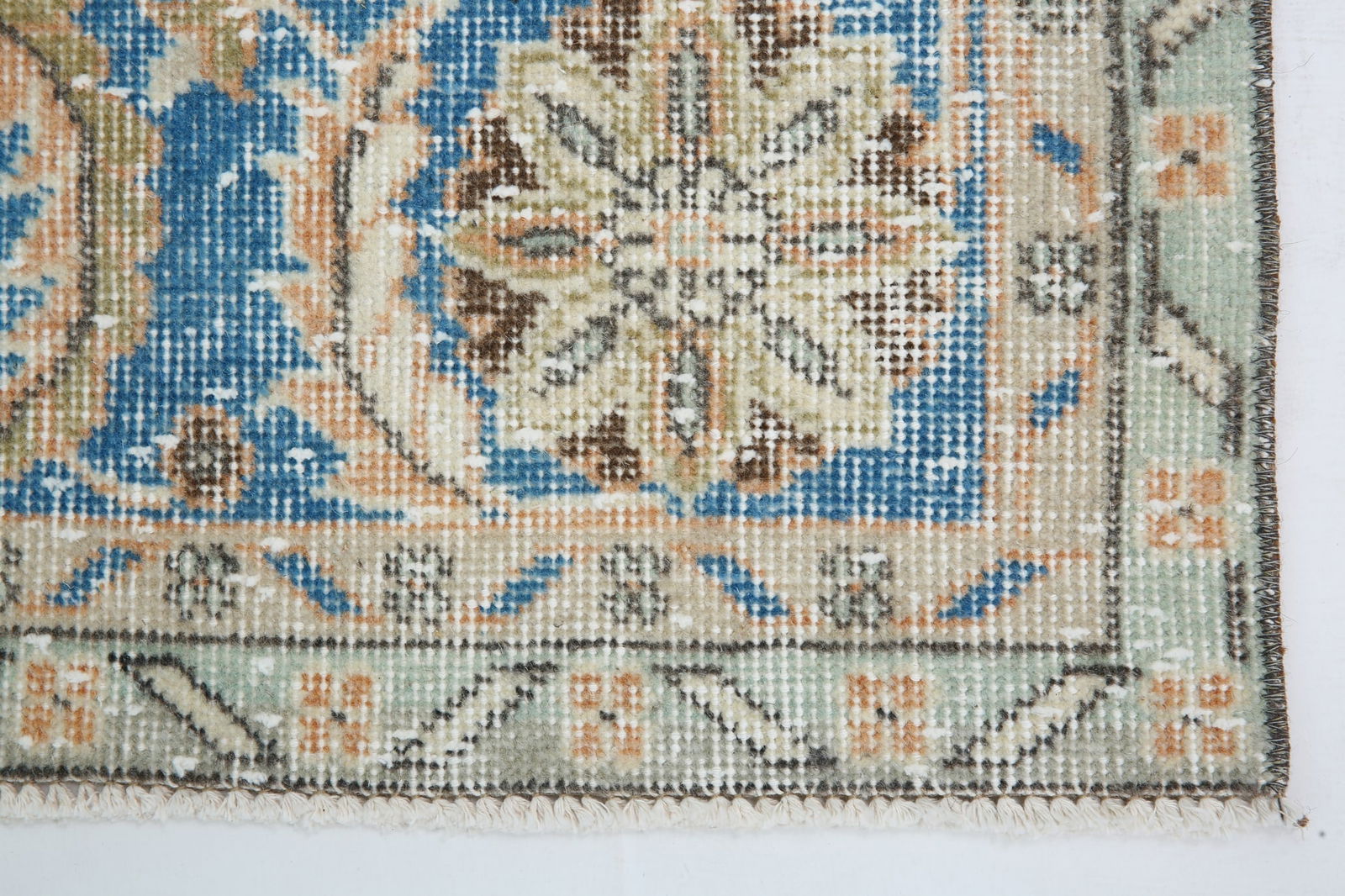 7'3'' x 11'3'' Unique Handmade Vintage Rug - 18692 - 17