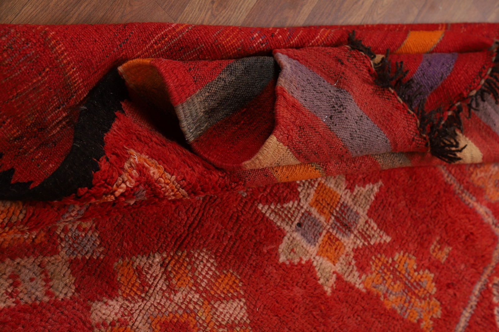 Antique Tribal Wool Moroccan Oriental Runner Rug 6x18 - 18