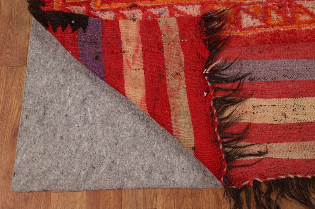 Antique Tribal Wool Moroccan Oriental Runner Rug 6x18 - 8