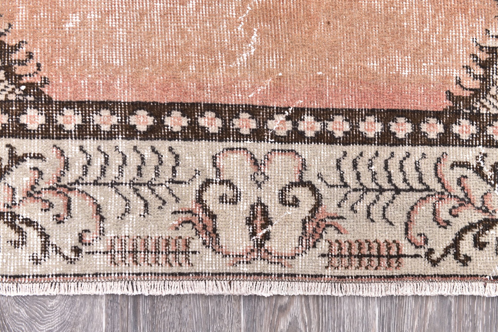 6'5'' x 9'8'' Handmade Vintage Wool Rug - 244747 - 8