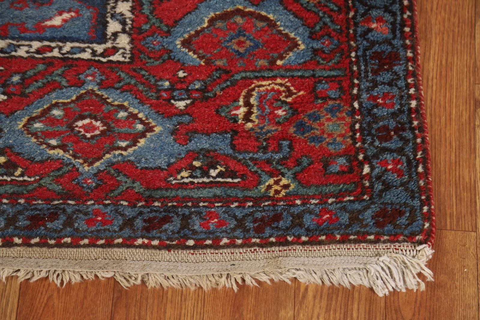 Antique Vegetable Dye Heriz Bakhshayesh Persian Runner Rug 3x16 - 5