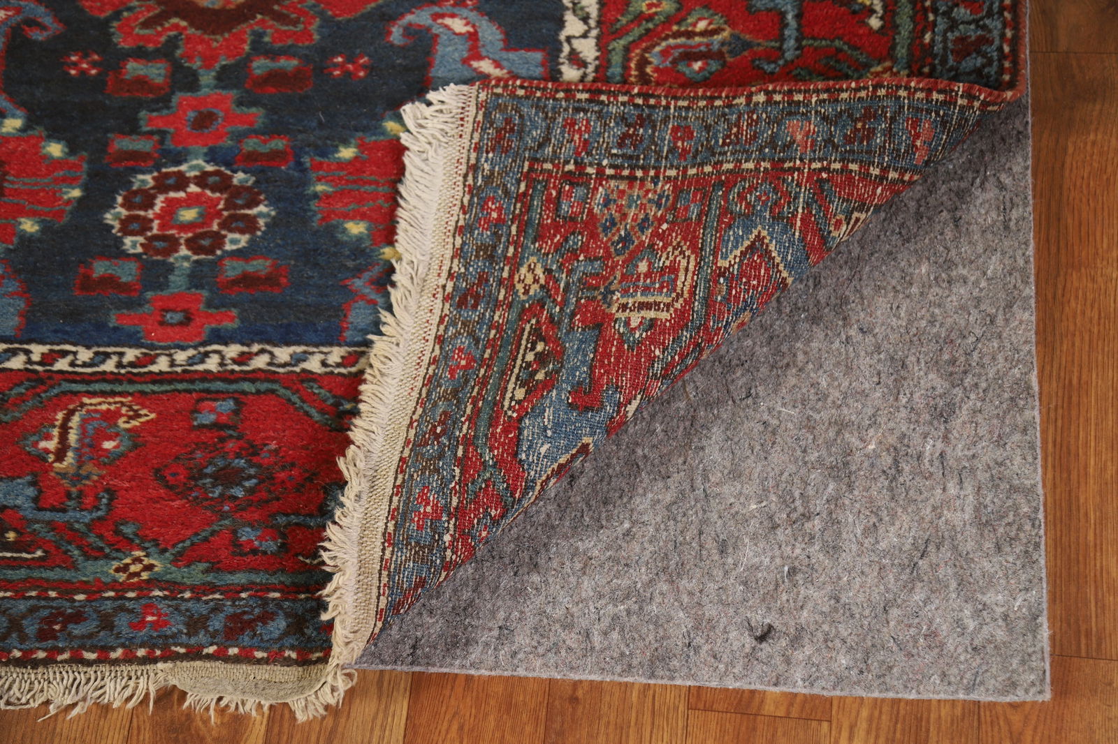 Antique Vegetable Dye Heriz Bakhshayesh Persian Runner Rug 3x16 - 8