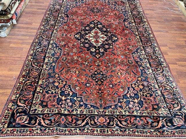 Antique Persian Tabriz Rug-5024: Title:Antique Persian Tabriz Rug-5024 Description:Beautiful antique Persian Tabriz rug from northwest persia, size 6 ft. 4 inches by 10 ft. 6 inches, circa 1930, excellent condition with a good pile t